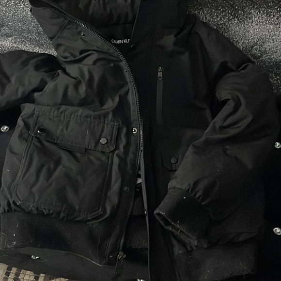 Calvin Klein, hooded winter puffer jacket waterproof - Picture 6 of 6